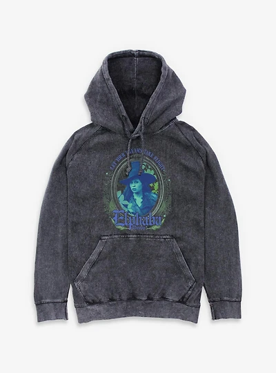 Wicked: For Good Elphaba Dreams Take Flight Mineral Wash Hoodie BoxLunch Exclusive
