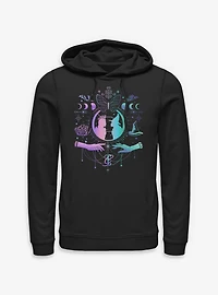 Wicked: For Good Glinda & Elphaba Moon Stars Hoodie BoxLunch Exclusive