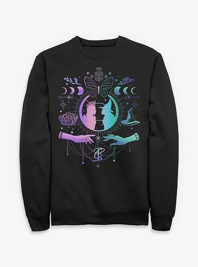 Wicked: For Good Glinda & Elphaba Moon Stars Sweatshirt BoxLunch Exclusive