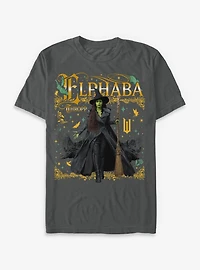 Wicked: For Good Elphaba Thropp Ornate Portrait Garment Dye T-Shirt BoxLunch Exclusive