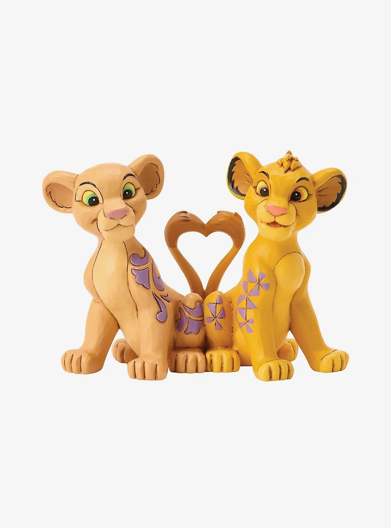 Disney Jim Shore Traditions Simba & Nala Heart Tails Figurine