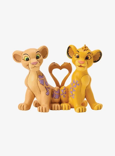 Disney Jim Shore Traditions Simba & Nala Heart Tails Figurine