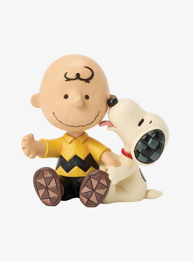 Jim Shore Peanuts Charlie Brown with Snoopy Figurine