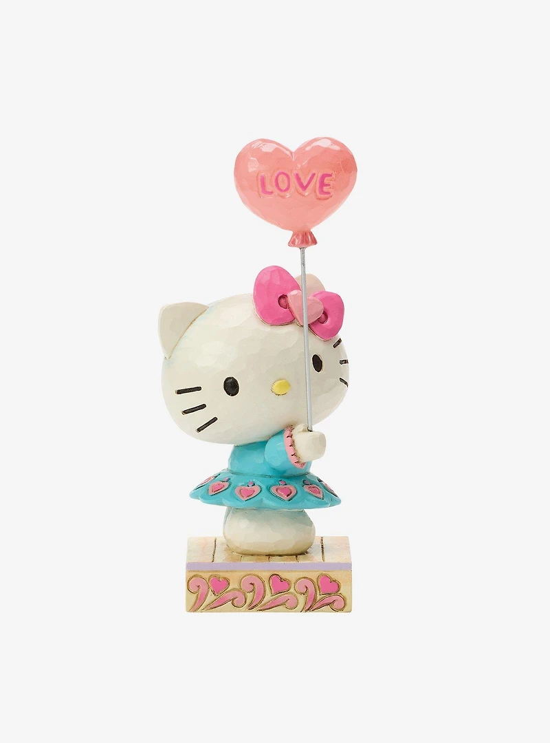 Jim Shore Sanrio Hello Kitty Heart Balloon Figurine