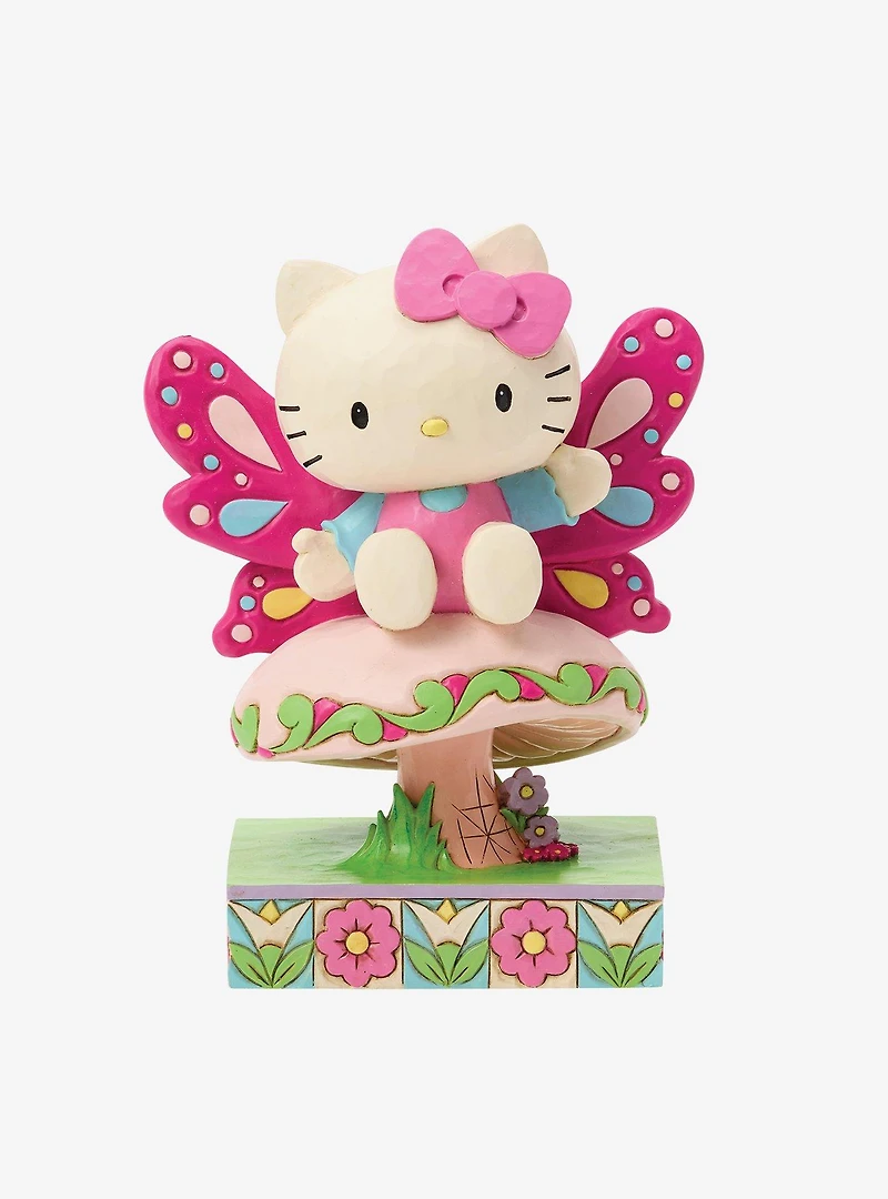Jim Shore Sanrio Hello Mushroom Fairy Figurine