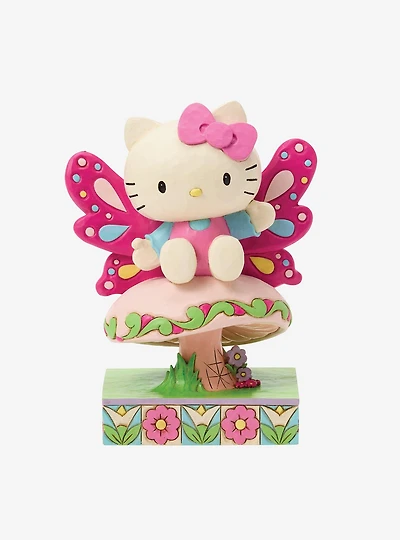 Jim Shore Sanrio Hello Mushroom Fairy Figurine