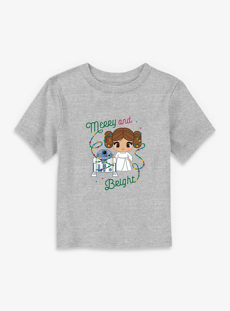 Star Wars Merry Leia And R2 Toddler T-Shirt