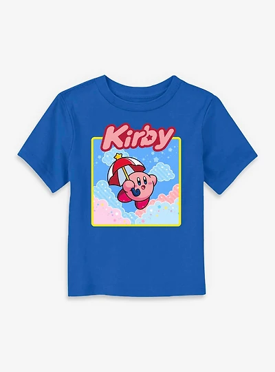 Kirby Umbrella Starry Flight Toddler T-Shirt