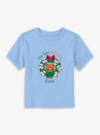 Star Wars May Your Holiday Spirit Endor Toddler T-Shirt