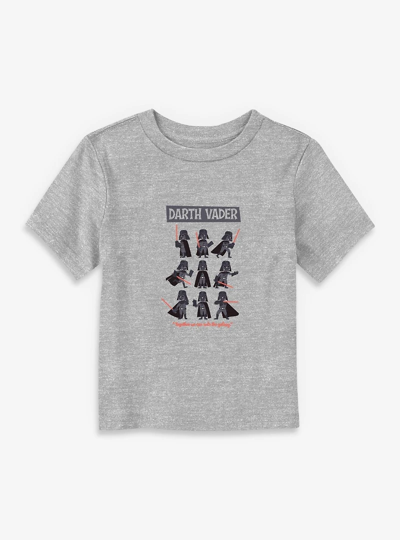 Star Wars Darth Vader Pose Collage Toddler T-Shirt