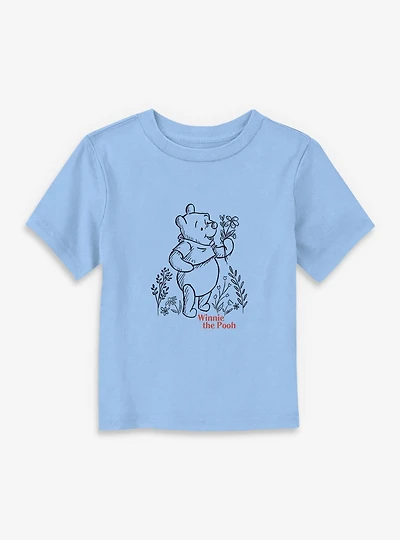 Disney Winnie The Pooh With Flowers Toddler T-Shirt