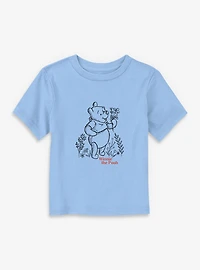 Disney Winnie The Pooh With Flowers Toddler T-Shirt