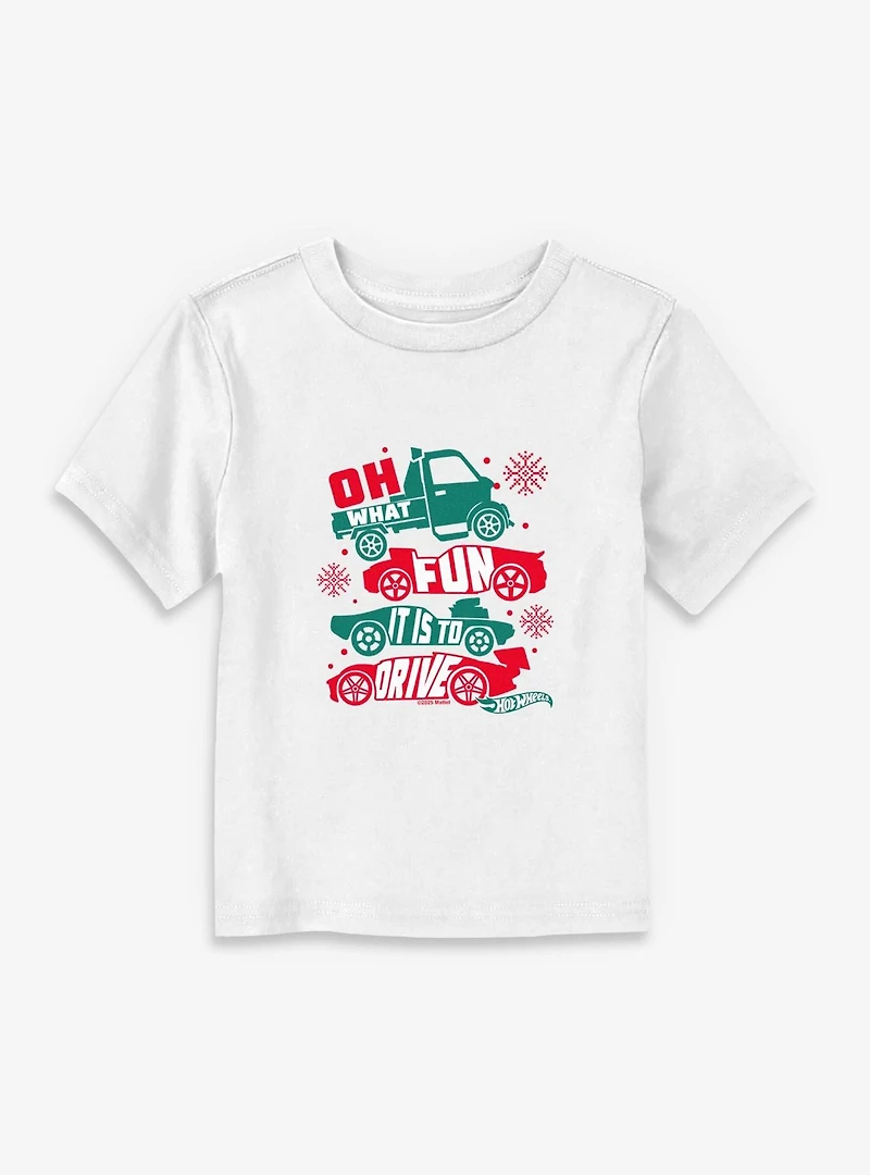 Hot Wheels Oh What Fun It Is To Drive Toddler T-Shirt