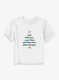 Hot Wheels Cars Christmas Tree Toddler T-Shirt
