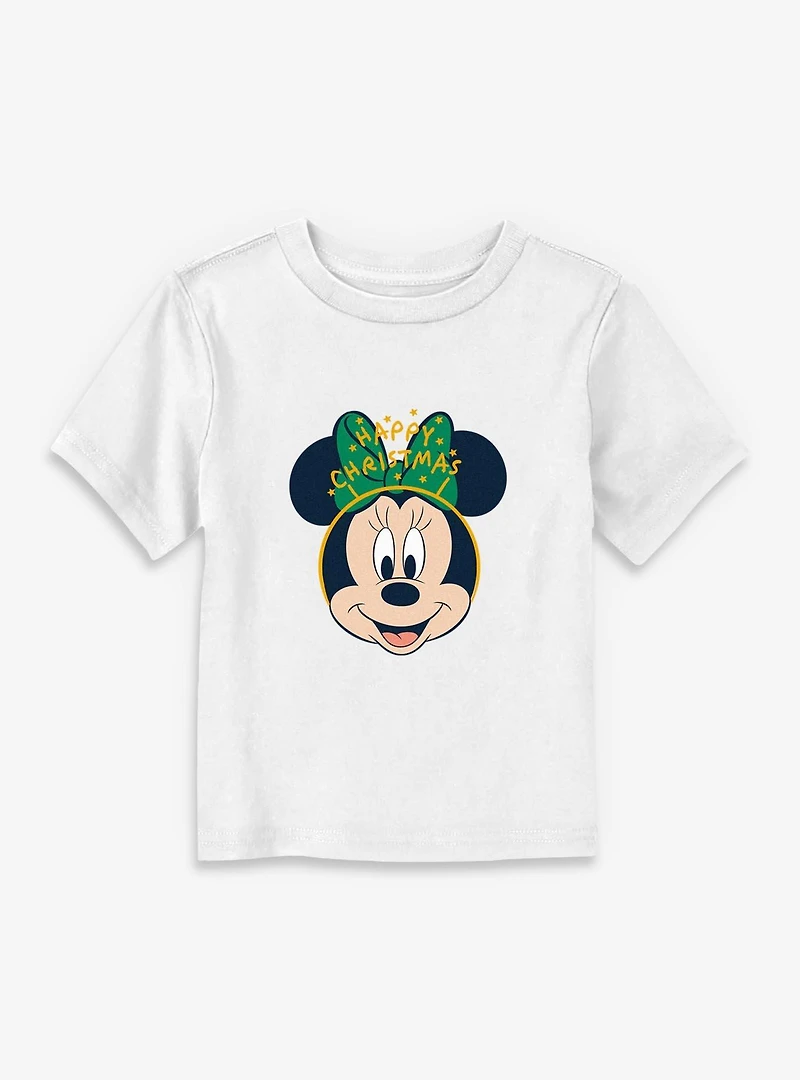 Disney Minnie Mouse Happy Christmas Ears Toddler T-Shirt
