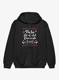 Schitts Creek Bebe It's Cold Outside Festive Hoodie
