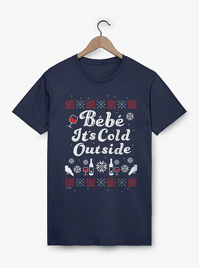 Schitts Creek Bebe It's Cold Outside Festive T-Shirt