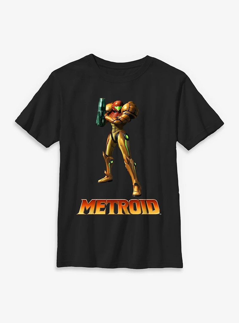 Nintendo Metroid Stand Youth T-Shirt