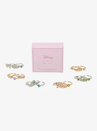 Disney Princess Rhinestone Blind Box Ring Set — BoxLunch Exclusive