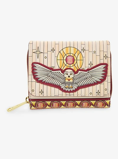 Loungefly Harry Potter Hedwig Stained Glass Wallet- BoxLunch Exclusive