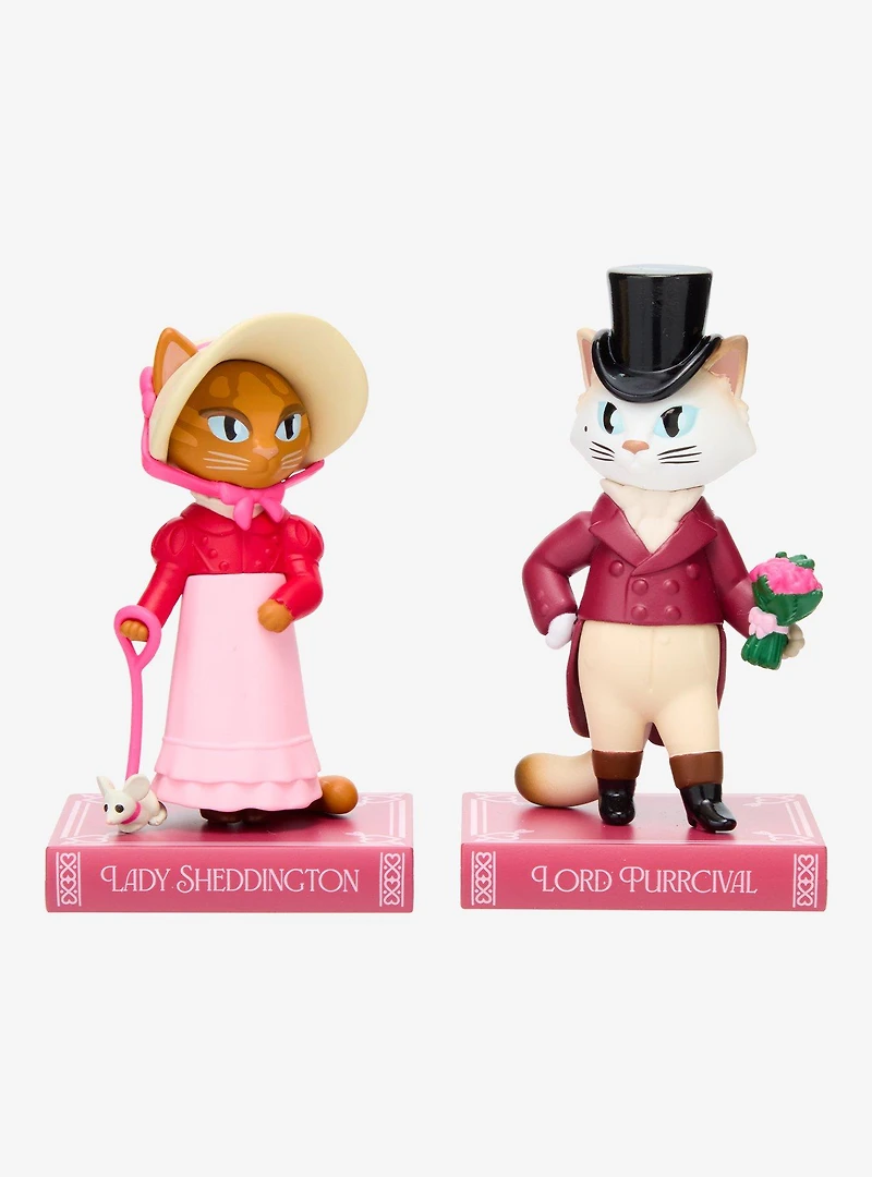 Kaleidos Creative Regency Cats: The Purrsuit of Love Figure Set - BoxLunch Exclusive