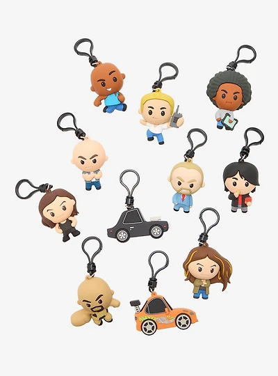 Fast & Furious Series 1 Character Blind Bag Figural Bag Clip