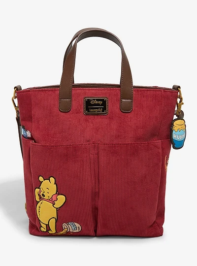 Loungefly Disney Winnie the Pooh Corduroy Tote Bag - BoxLunch Exclusive