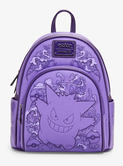 Loungefly Pokémon Gengar Purple Floral Mini Backpack - BoxLunch Exclusive