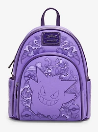 Loungefly Pokémon Gengar Purple Floral Mini Backpack - BoxLunch Exclusive