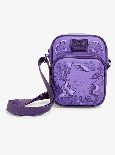 Loungefly Pokémon Haunter Purple Floral Crossbody Bag - BoxLunch Exclusive