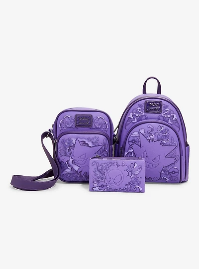 Loungefly Pokémon Gastly Purple Floral Wallet - BoxLunch Exclusive