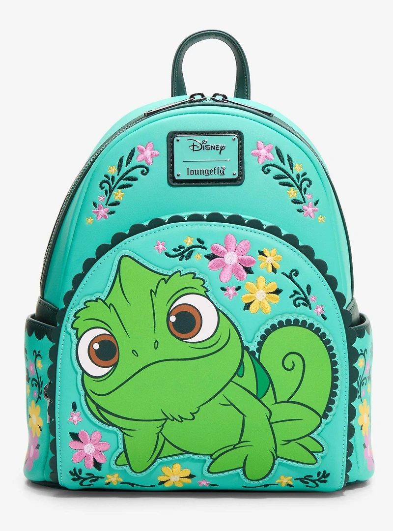 Loungefly Disney Tangled Pascal Floral Mini Backpack - BoxLunch Exclusive