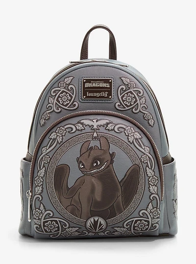 Loungefly DreamWorks How To Train Your Dragon Toothless Portrait Mini Backpack - BoxLunch Exclusive