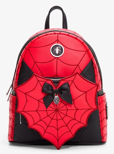 Loungefly Marvel Spider-Man Web Heart Mini Backpack - BoxLunch Exclusive