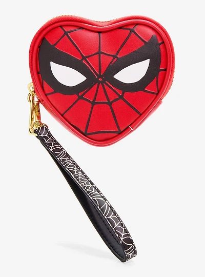 Loungefly Marvel Spider-Man Heart Mask Coin Purse - BoxLunch Exclusive
