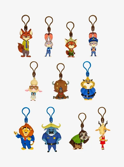 Disney Zootopia Series 73 Blind Bag Figural Bag Clip