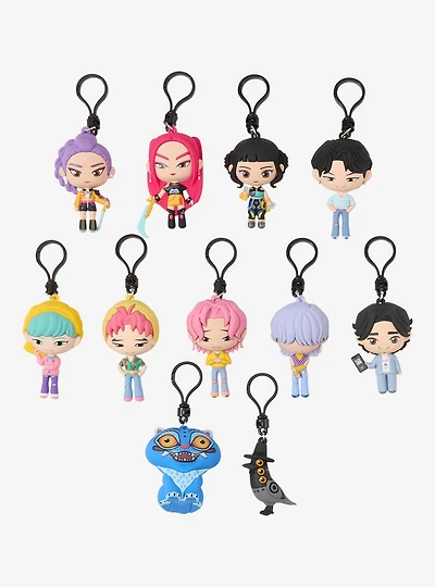 KPop Demon Hunters Characters Blind Bag Figural Bag Clip