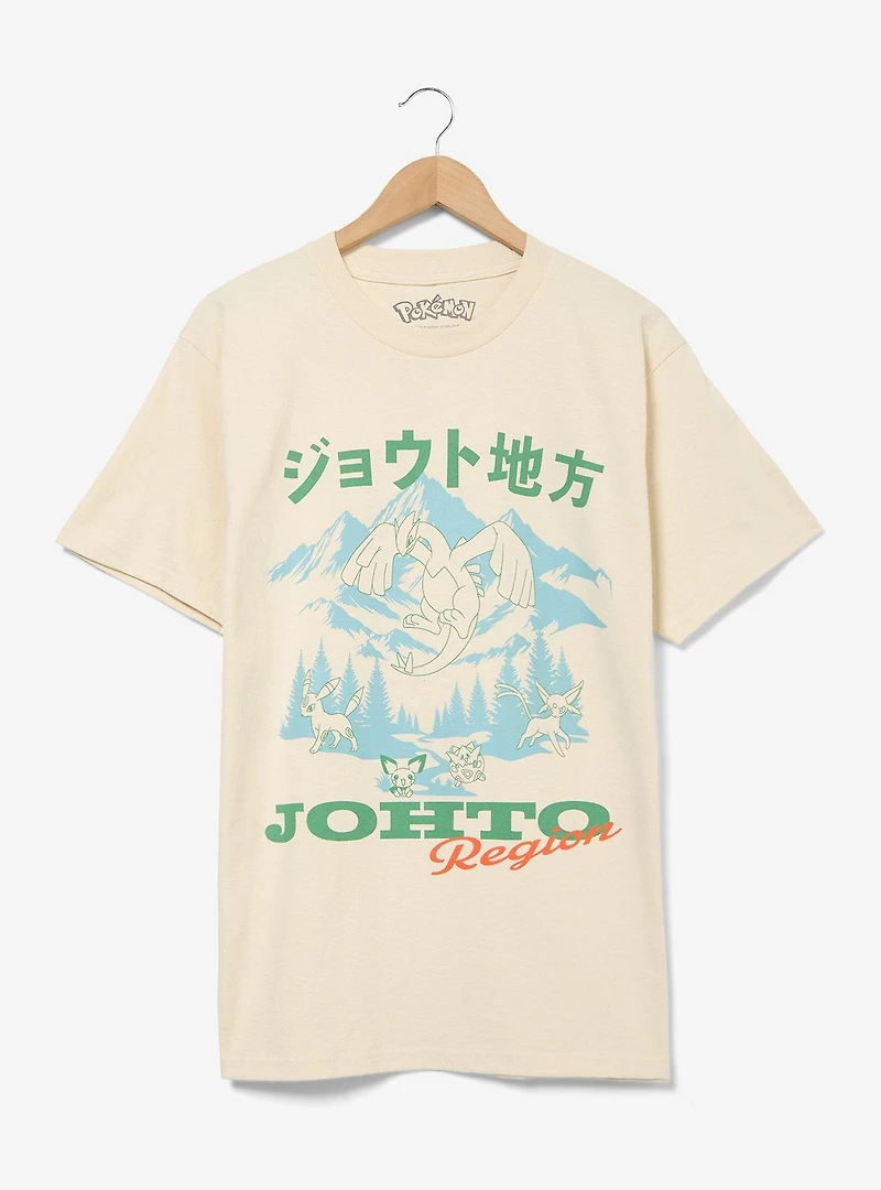 Pokemon Johto Region Tonal Scenic T-Shirt - BoxLunch Exclusive