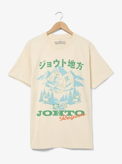 Pokemon Johto Region Tonal Scenic T-Shirt - BoxLunch Exclusive