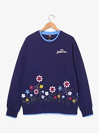 Marvel Spider-Man Floral Garden Crewneck — BoxLunch Exclusive