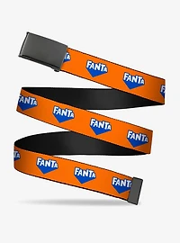 Fanta Logo Clamp Buckle Belt
