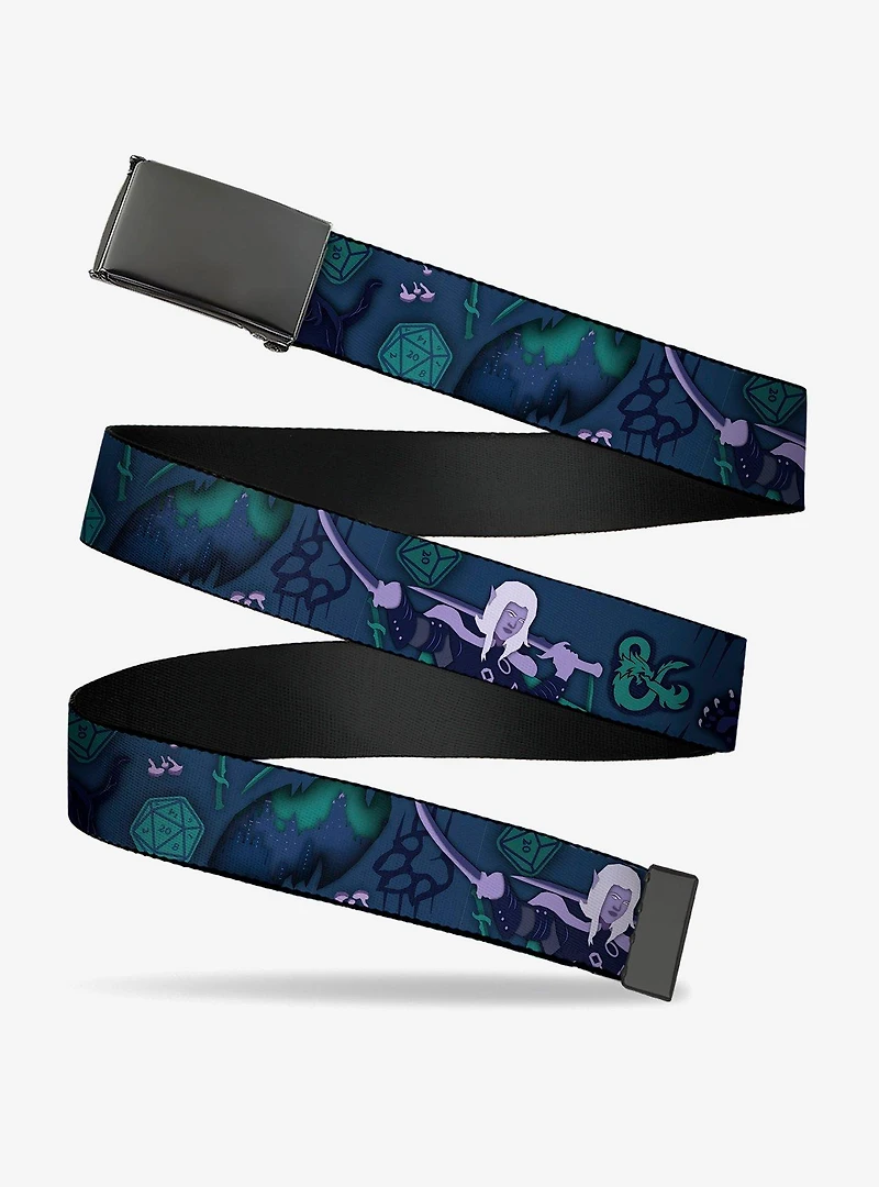 Dungeons & Dragons Drizzt and Guenhwyvar Clamp Buckle Belt