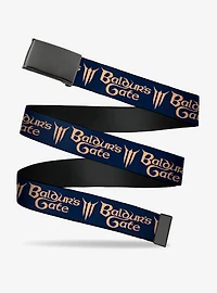 Baldur's Gate III Text Clamp Buckle Belt