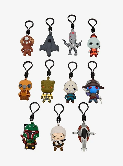 Star Wars Bounty Hunters Character Blind Bag Figural Bag Clip