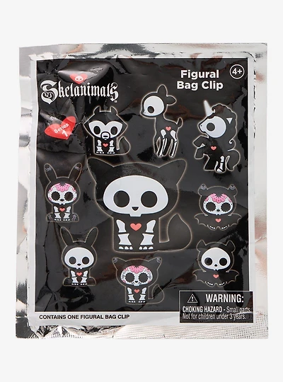 Skelanimals Series 1 Blind Bag Figural Bag Clip
