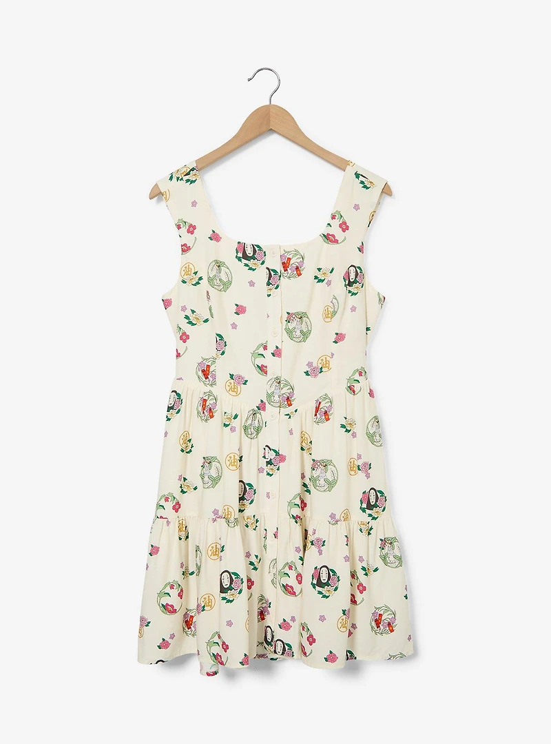 Studio Ghibli® Spirited Away Floral Characters Allover Print Tank Dress - BoxLunch Exclusive