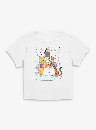 Disney Winnie The Pooh & Friends Snowman Hug Women Baby T-Shirt