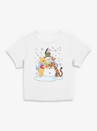 Disney Winnie The Pooh & Friends Snowman Hug Women Baby T-Shirt