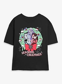 Monster High Seasons Creepings Womens Skimmer T-Shirt