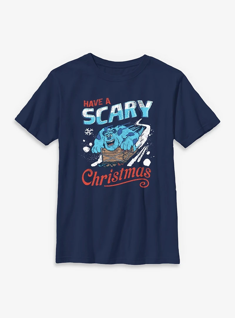 Disney Pixar Monsters University Have A Scary Christmas Youth T-Shirt